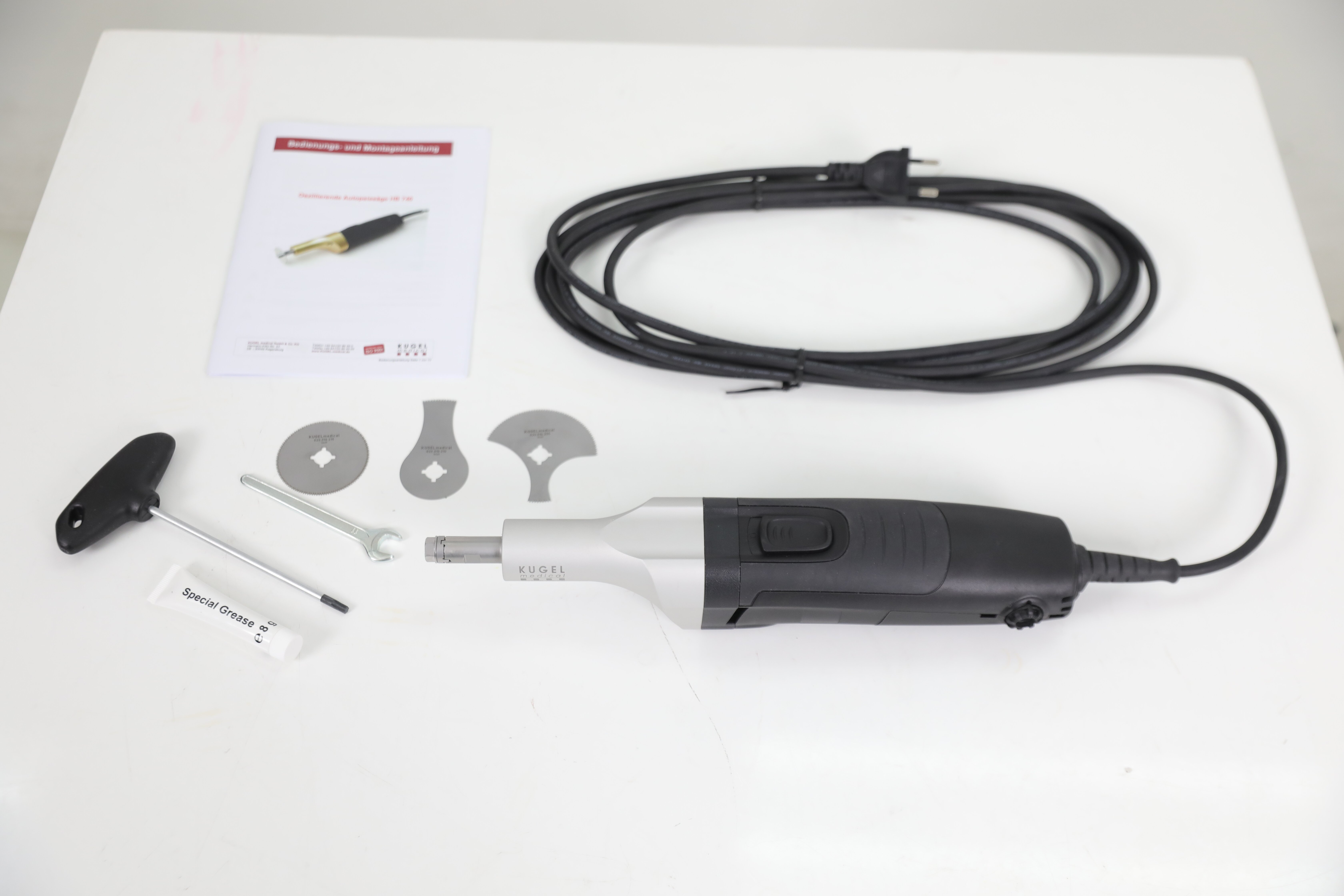 德国进口 KUGEL  振荡尸检锯/法医开颅锯HB-740/法医病理解剖设备