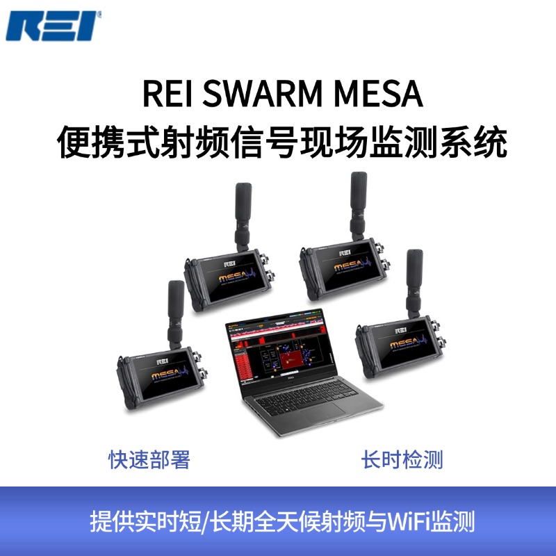REI SWARM MESA® 便携式射频信号现场监测系统|便携式RF长时监测系统|分布式频谱监测系统|射频全天候监控系统