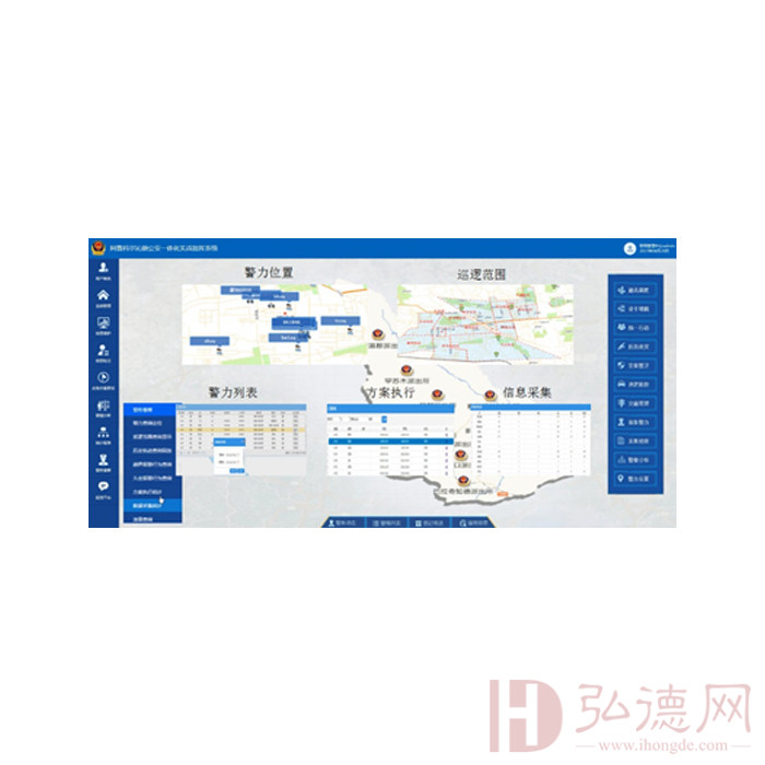 鼎电DDG-ZD01公安一体化指挥调度平台