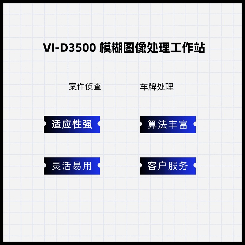 【德试用】VI-D3500模糊图像处理软件系统