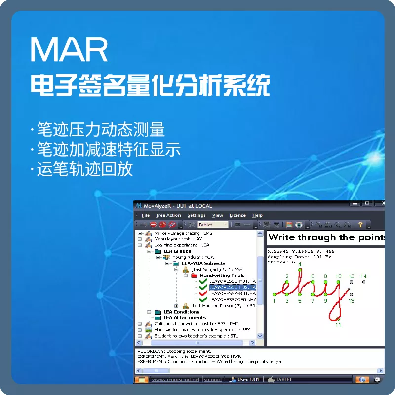 【MAR】电子签名量化分析系统（软件）