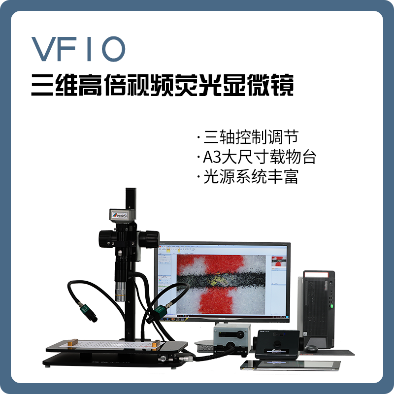 【德皓】VF10 三维高倍视频荧光显微镜/朱墨时序检验仪/超景深高倍视频荧光显微镜