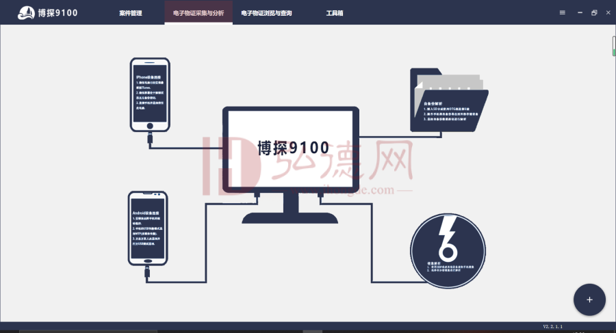 博探9100手机取证分析系统