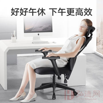 黑白调（Hbada）P1高配 人体工学椅办公椅子电脑椅人工力学座椅久坐电竞椅学习椅