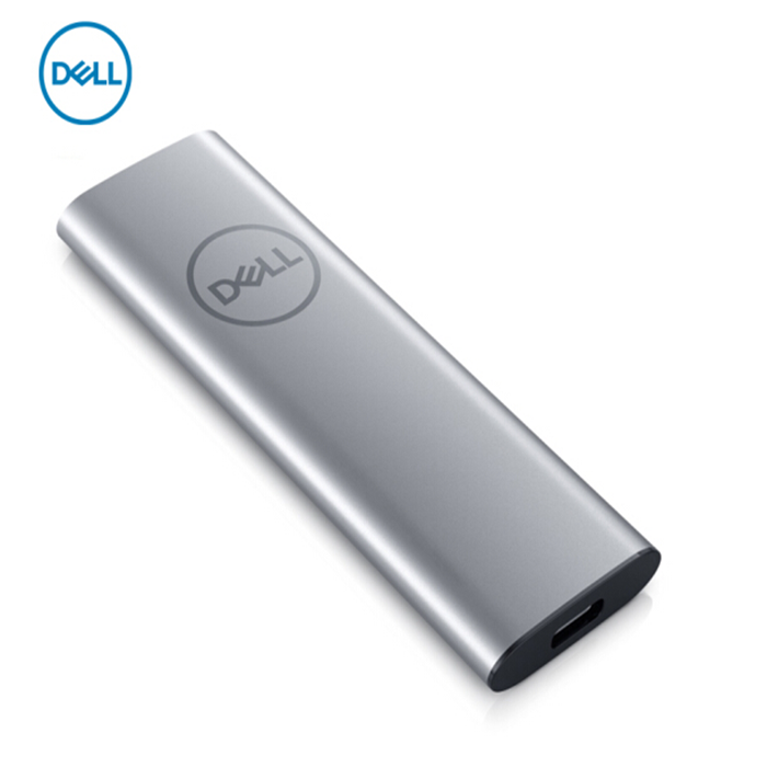 戴尔（DELL）便携式 移动 250G固态硬盘 USB-C端口轻薄小巧 易于携带