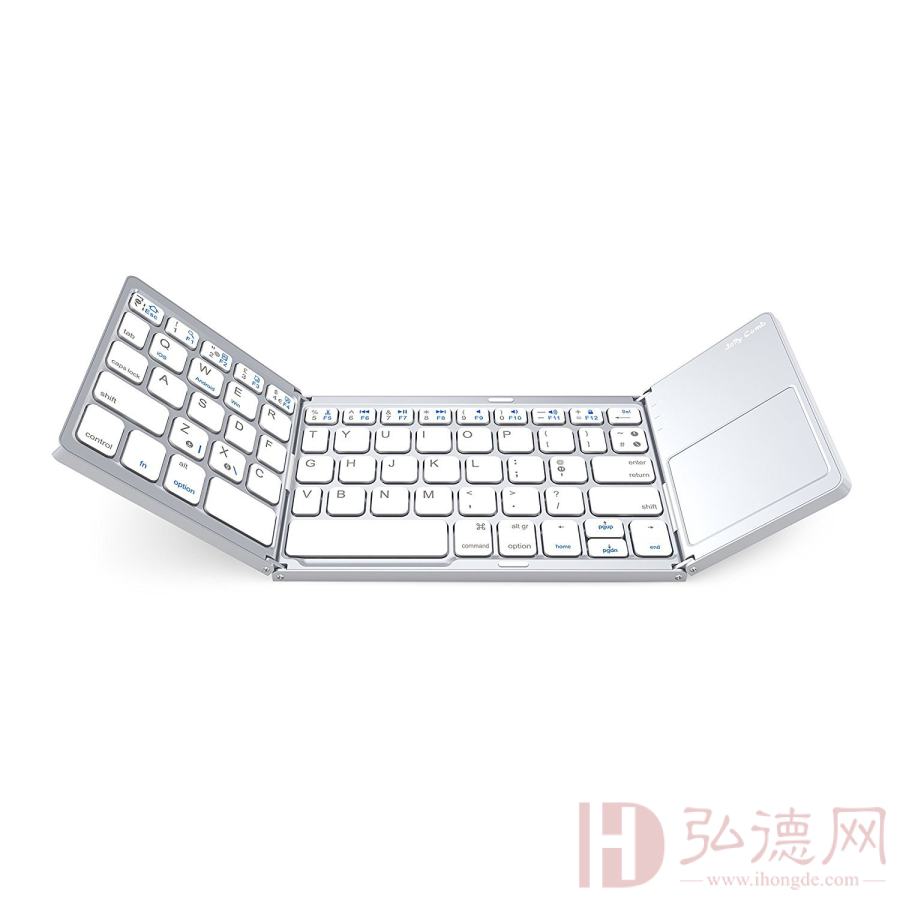 办公键盘可折叠带触控功能无线蓝牙键盘 ipad平板手机多设备通用